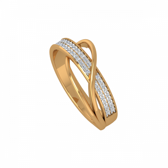 Hold Me High Gold Diamond Ring