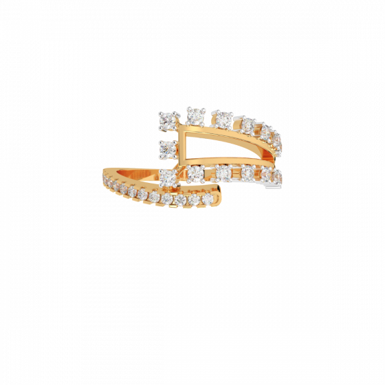 I am enough, always and forever 18K Gold & Diamond Ring