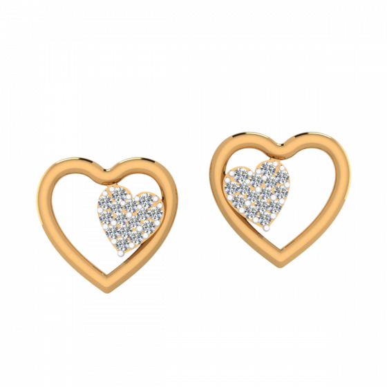 All In Love Diamond Stud Earrings