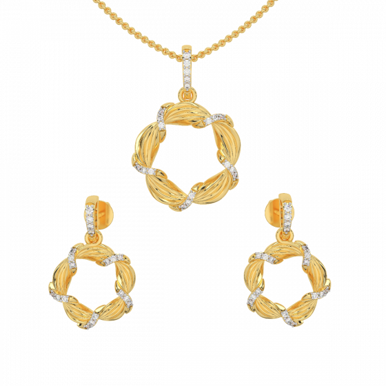 The Life Diamond Pendant Set