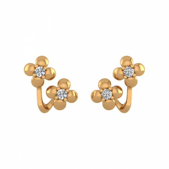Two of Us Diamond Stud Earrings