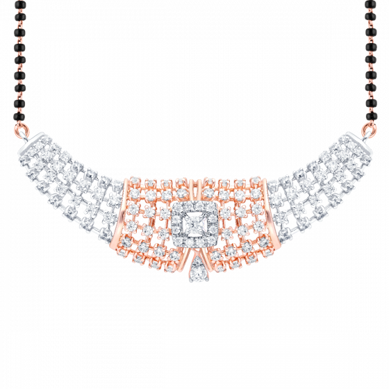 Affection - Diamond and Gold Mangalsutra Pendant
