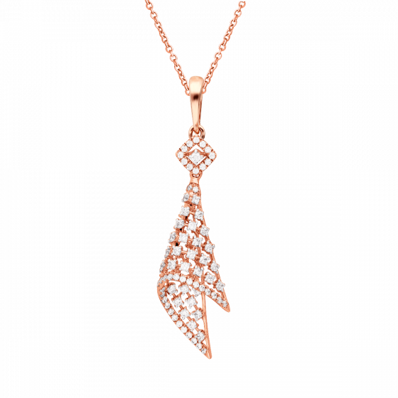 Enshrine- Diamond and Gold Pendant