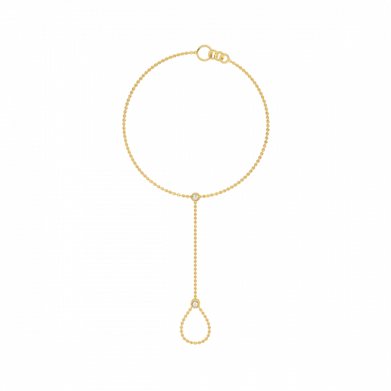 The Delicate Diamond Chain Bracelet and Ring