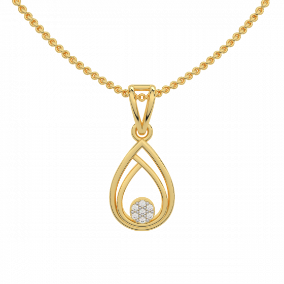 The Pear Diamond Drop Pendant