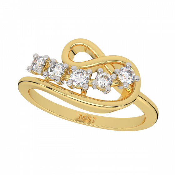 The Infinite Melodrama Gold Diamond Ring