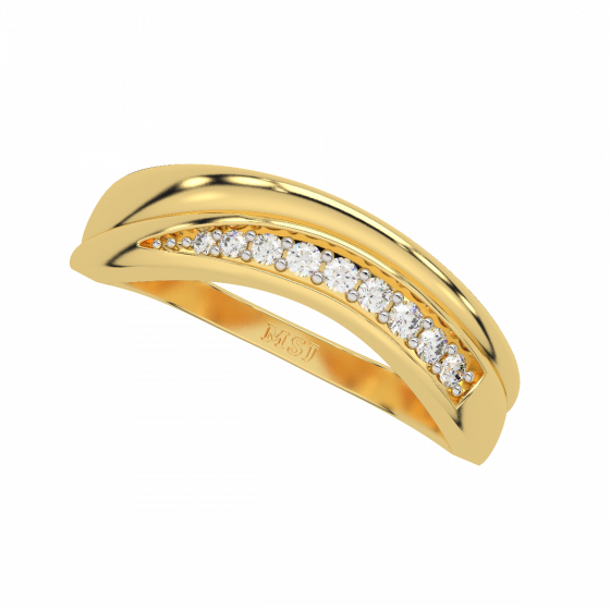 The Flavorsome Gold Diamond Ring
