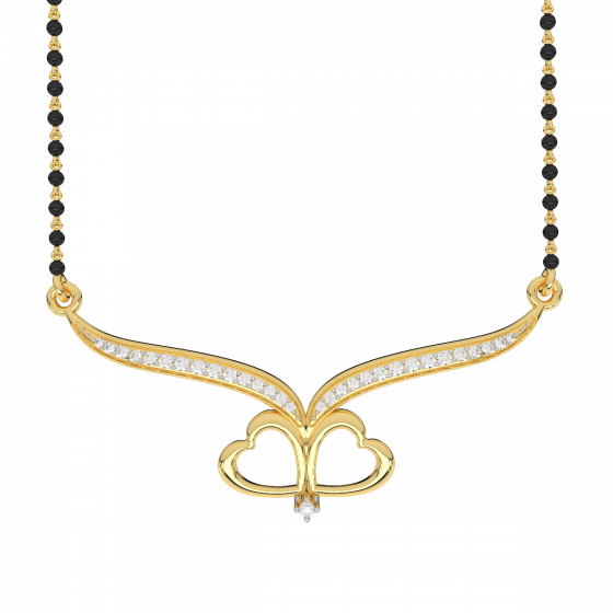 Two Hearts Mangalsutra 