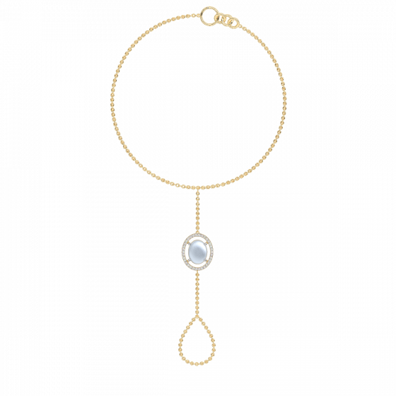 The MOP with Diamond Chain bracelet and ring