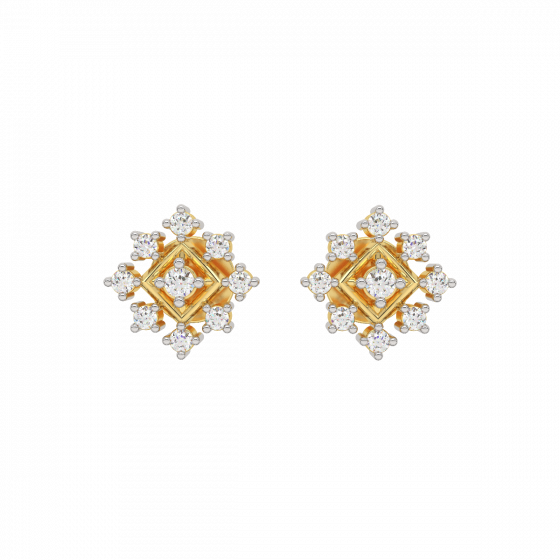 The Classic Gold Diamond Earrings