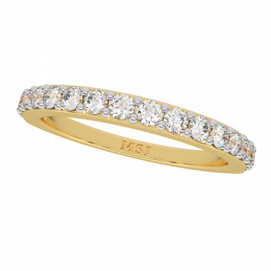 The Urban Band Gold Diamond Eternity Ring