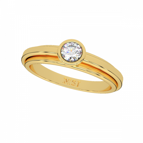 The Indistinguishable Gold Diamond Ring