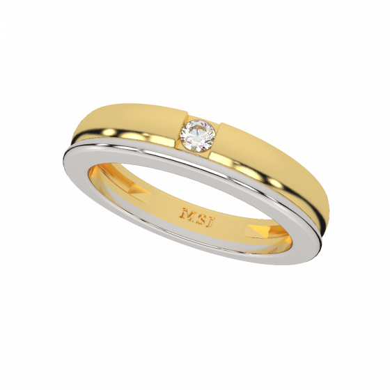 The Love Bond Single Diamond Band For Her