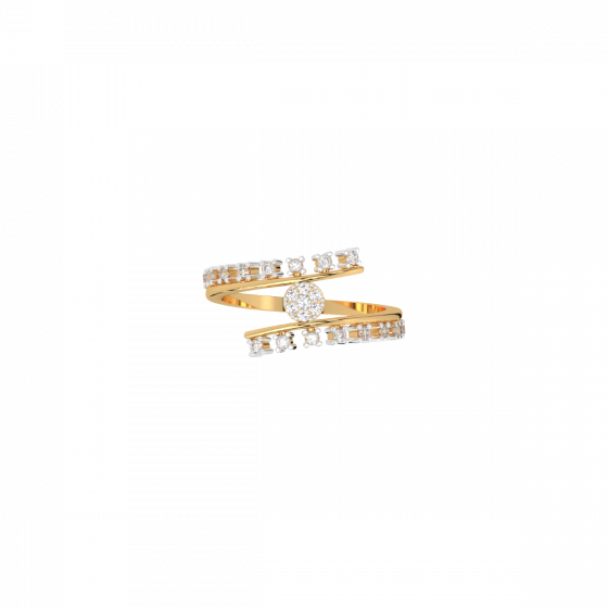 I am free to create my reality - 18k Gold & Diamond Ring