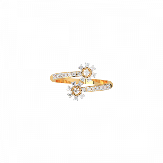 I am letting my light shine - 18K Gold & Diamond Ring