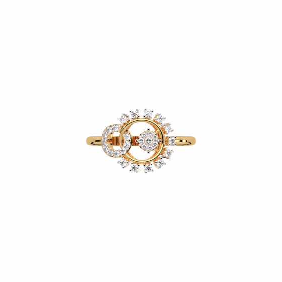 I am mindful - 18K Gold & Diamond Ring