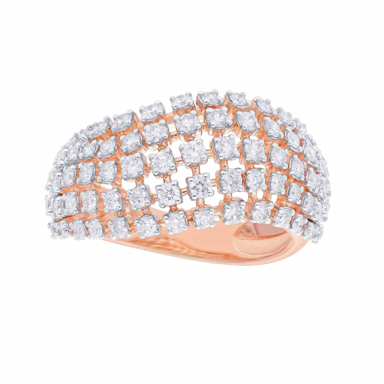 Twirl Up-Diamond Ring