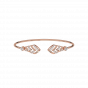 Diamond and Gold Christmas Tree Bracelet