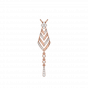 Diamond and Gold Christmas Tree Pendant