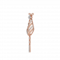 Diamond and Gold Christmas Tree Pendant