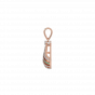 Diamond and Gold Christmas Enamel Pendant