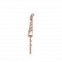 Diamond and Gold Christmas Tree Pendant