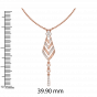 Diamond and Gold Christmas Tree Pendant
