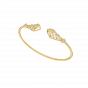 Diamond and Gold Christmas Tree Bracelet