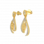 The Natural Essence Gold Diamond Earrings