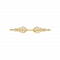 Diamond and Gold Christmas Tree Bracelet