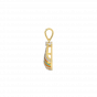 Diamond and Gold Christmas Enamel Pendant