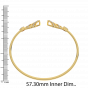 Diamond and Gold Christmas Tree Bracelet