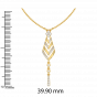 Diamond and Gold Christmas Tree Pendant