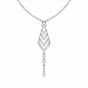 Diamond and Gold Christmas Tree Pendant
