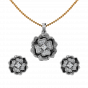 The Floral Fashion Diamond Pendant Set
