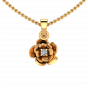 The Tiny Flower Diamond Pendant Set