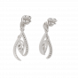 The Natural Essence Gold Diamond Earrings