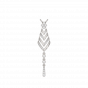 Diamond and Gold Christmas Tree Pendant