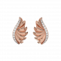 Feel Flying Diamond Stud Earrings