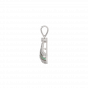 Diamond and Gold Christmas Enamel Pendant
