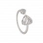 Christmas Moon Star Ring in Gold and Diamond