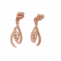 The Natural Essence Gold Diamond Earrings