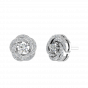 The Floral Whirl Diamond Pendant Set
