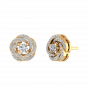 The Floral Whirl Diamond Pendant Set