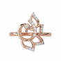 The Peacock Pride Gold Diamond Ring