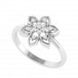 Spring In Everything Floral Diamond Ring