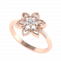 Spring In Everything Floral Diamond Ring
