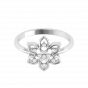 Spring In Everything Floral Diamond Ring