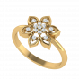 Spring In Everything Floral Diamond Ring