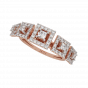 The Squares Encase Gold Diamond Ring